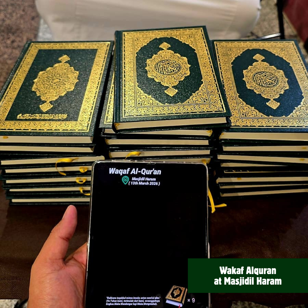 Wakaf Quran at Masjidil Haram